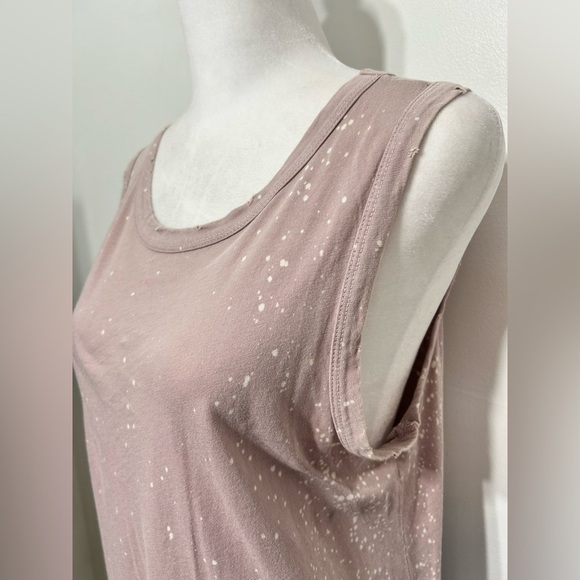 Current Elliot The Muscle Tee in Faded Mauve Galaxy - Picture 4 of 11